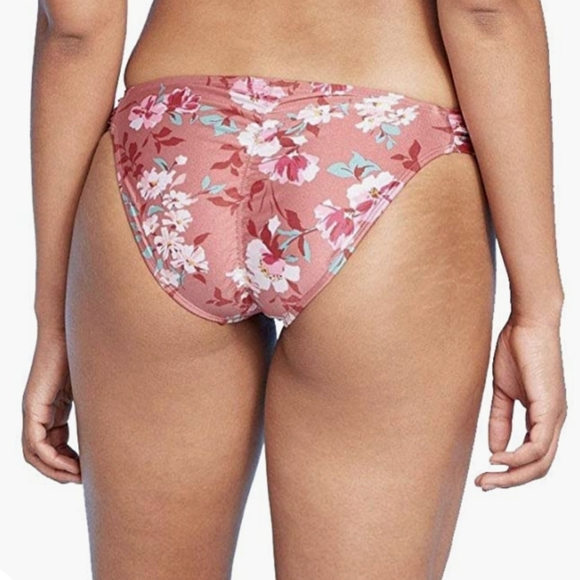 Xhilaration Floral Juniors' Cheeky Bikini Bottom - Picture 2 of 10